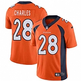 Nike Denver Broncos #28 Jamaal Charles Orange Team Color NFL Vapor Untouchable Limited Jersey,baseball caps,new era cap wholesale,wholesale hats